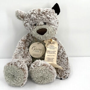 DEMDACO Giving Bear Plush Stuffed Animal Comfort Bear Gray Brown w Tags 2020
